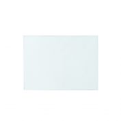 Parker 2-Drawer Side Table Glass Top, Clear