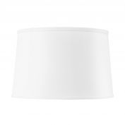 Shade 17-inch with Nickel, White